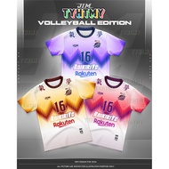 【Ready Stock】Volleyball Edition Unisex T-shirt Design Malaysia Baju VOLLEYBALL jersey custom name ba