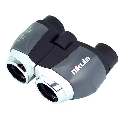 Genuine Telescope Nikula 10x22 Hd Binoculars Fun Sports Game Concert Telescopio Spotting Scope Mini 