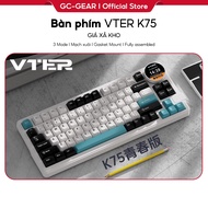VTER K75 Mechanical Keyboard - Downstream Circuit 3 Modes | LCD Screen I Knob I Gasket Mount - PRICE