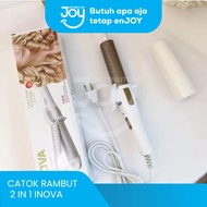 (JOY) Inova 2 in 1 Hair Straightener Straightens and Curls Hair Hair Straightener
