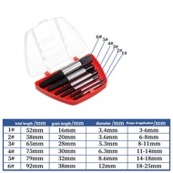 Screw Extractor Set 6pcs/Set Extractor Broken Screw Taffware Pembuka Baut Patah 6pcs/set Screw Extra