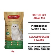 Misha Dry Cat food kibbles kibble Makanan Kucing Misha high protein Misha 8kg