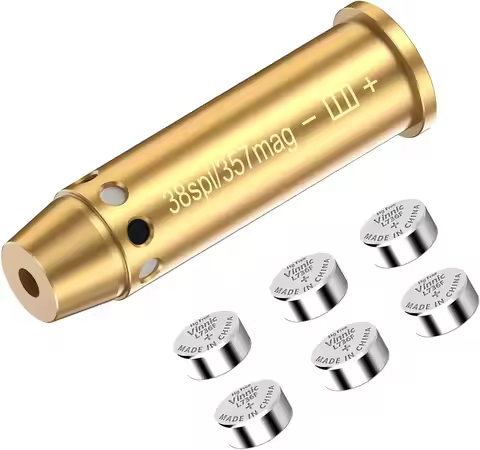 38SPL Laser Boresighter .38 Caliber Laser Bore Sighter Cartridge Red Boresighter Collimator