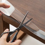 日本霜山 撕黏不留痕防水防污透明隱形防撞條(長3M/薄款)-3入