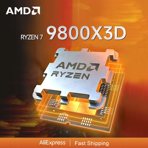 AMD R7 9800X3D New Ryzen™ 7 9800X3D 5.2 GHz L3=96M TDP 120W Gaming CPU Processor 8-Core 16-Thread So