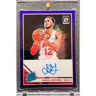 2019-20 Optic Daniel Gafford Rated Rookie Purple ON CARD Auto 153 Nba Cards