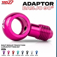 STRAIGHT TRACKTION BANJO BOLT 90 DEGREE FITTING