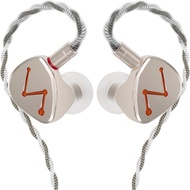 Letshuoer ที่หูฟังมอนิเตอร์อินเอียร์แบบ DZ4หูฟังไฮไฟไดรเวอร์1PFM + 3DD หูฟังแบบมีสายมาพร้อมกับสายเคเ