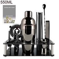 Cocktail Shaker Boston Shakers Set Kit Bartender Thép Không Gỉ 800/600Ml 550Ml Bartending Kit 3-12Pc