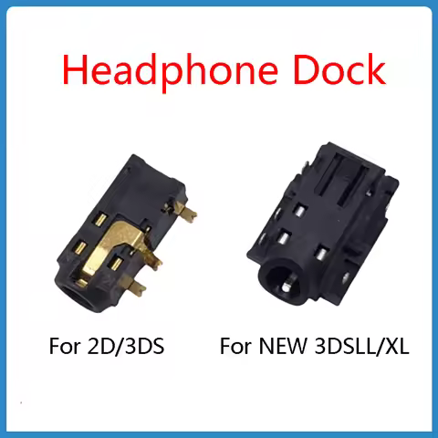 10Pcs Original For Nintendo 2DS 3DS NEW 3DSLL XL Headphone Dock Headset Socket Connector Jack Earpho