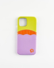 CROSS CULTURE - CIU CIU CASE เคสโทรศัพท์ IPhone ใส่บัตรได้ สีสันสดใส ทำจากหนังเทียม PU