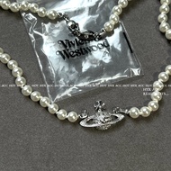 Women's pearl necklace classic planet pendant pearl necklace