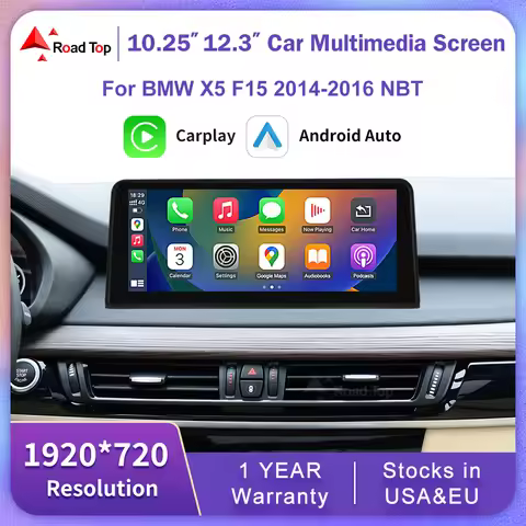 1920*720 Multimedia Touch Screen For BMW X5 F15 F85 X6 F16 F86 NBT 2014-2016 Android Auto NBT System