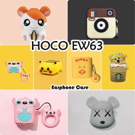【Discount】For HOCO EW63 Case Trendy ideas Cartoon Soft Silicone Earphone Case Casing Cover
