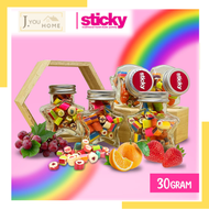 Sticky Candy Star Glass Mix Rock 30gm