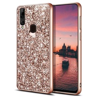For Huawei Y9 Prime 2019 Case, Bling Glitter Sparkle Shockproof Shining Girls Women Phone Case Slim TPU Bumper Protective Casing Back Cover