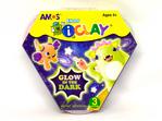 Amos I.Clay 18Gr/3P Glow In The Dark Ic18P3Gd