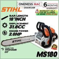 ''STIHL'' CHAIN SAW C/W ACCESSORIES -18'' - MS180