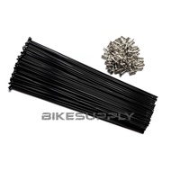 Set Spokes Spokes Spokes + Nipples Black Bicycle Nipples Short Spokes Long Size 129 / 135 / 140 / 14