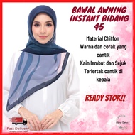 Tudung Sarung Bawal Shawl Printed  Corak Instant Murah [[ Bidang 45 |]