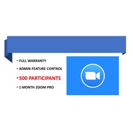 Zoom Webinar / Zoom Pro Account - 300/500/1000 participants + Webinars (Cheapest+Promo)
