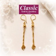 Emas 916 subang 1.27gram/916gold earring/916金耳环 1.27gram