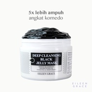 Eileen GRACE | Clean Pore Oil Control - Charcoal Mask - Black Jelly Mask 300ml BPOM No Alcohol