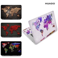 【Local Stock】World map Laptop Skin Cover Decal Sticker Cover PVC Notebook Reusable Protector  for dell/acer/sony/asusom