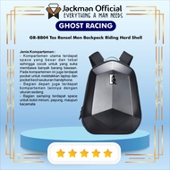 GHOST RACING GR-BB04 - Tas Ransel Men Backpack Riding Hard Shell