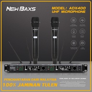 New Baxs Mikrofon ADX400 asal tanpa wayar satu hingga empat mikrofon tanpa wayar menyanyi mikrofon U