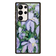 Ốp lưng điện thoại CASETiFY x Họa tiết hoa sơn dầu kèm Magsafe cho Samsung Galaxy S25 Ultra / Galaxy