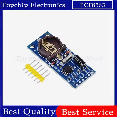 1/5pcs PCF8563 PCF8563T 8563 IIC Real Time Clock RTC Module Board Good than DS3231 AT24C32 (without 