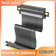Black 16x Shielded PCIE 4.0 Extension Cable- High-Speed for GPU Riser Cable for GPU Extension Cards,