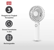 APA (Ace) - Portable Mini Fan / Kipas Angin Emergency Rechargeable 4"