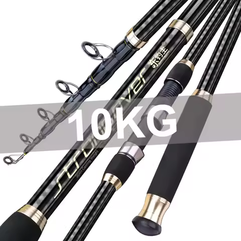 Superhard Fishing Rod 2.1m 2.4m 2.7m 3.0m High Quality Carbon Spinning Baitcasting Travel Boat ultra