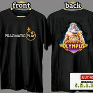 t-shirt kaos distro slot pragmatic play olympus - hitam l