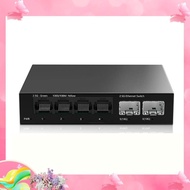 dgk2.5Gb Switch 4 Port 2.5G Unmanaged Network Switch with 2 Port 10GbE + Slot Home Setup Ethernet Sw