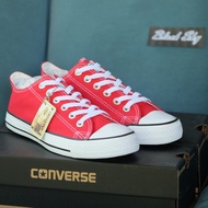 Converse All Star (Classic) ox -  รุ่นฮิต สีแดง รองเท้าผ้าใบ คอนเวิร์ส ได้ทั้งชายหญิง