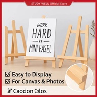 Wooden Easel Stand Adjustable Pine Wood Painting Display Frame Multiple Sizes for Art Supplies Use E