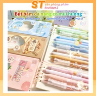 Scented multi-function press pens (4/box) - Water pens - Ballpoint pens - Exam pens - ST practice pe