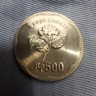 uang koin 500 melati 1992
