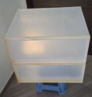 Muji 無印良品pp 膠儲物櫃櫃桶