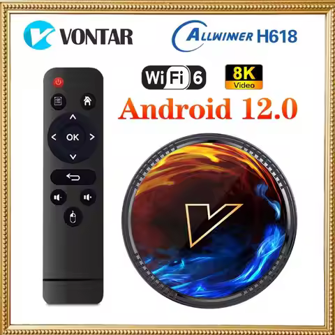VONTAR H1 Allwinner H618 Android 12 TV Box 8K Video 4K Media Player Android 12.0 HDR10 BT5.0 Wifi6 G