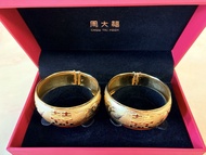 平放仿金器 - 龍鳳鈪 頸鏈 戒指 耳環 (連金器盒)