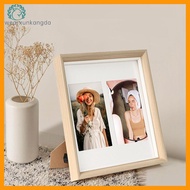 WEARXUNKANGDA Wooden 3-6 inch Photo Frame Creative Square Pictures Holder Photo Studio Props Universal Instant Camera Supplies Home Decoration
