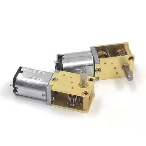 N20 Single Shaft All Metal Micro Gear Motor 12V 16rpm-381rpm Slow Speed High Torque Engine DIY Robot