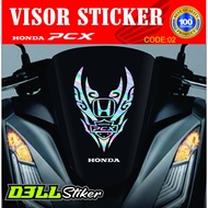 stiker visor winsil pcx terbaru / cutting stiker pcx / stiker motor pcx / variasi motor pcx