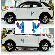 CAR STICKERS CUTE STITCH CARTOON CUTTING STICKERS CARTOON STICKERS