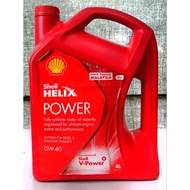 shell helix POWER  0w40 4L  (GENUINE)