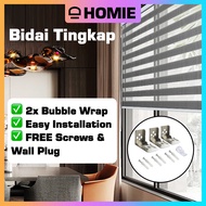 Zebra Blinds Zebra Blind Curtain Window Bidai Tingkap Dapur 2 Panel 3 Panel Roller Blind Curtain Blind